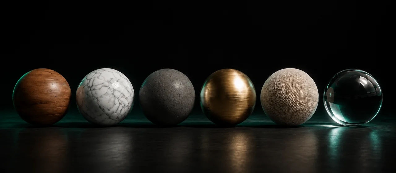 Pack de Render com texturas e HDRIs para arquitetura