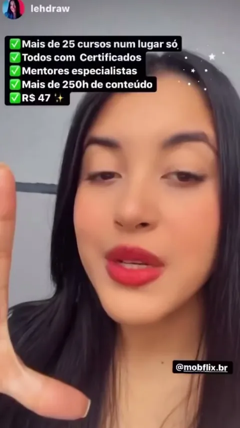 lehdraw falando da Mobflix no TikTok